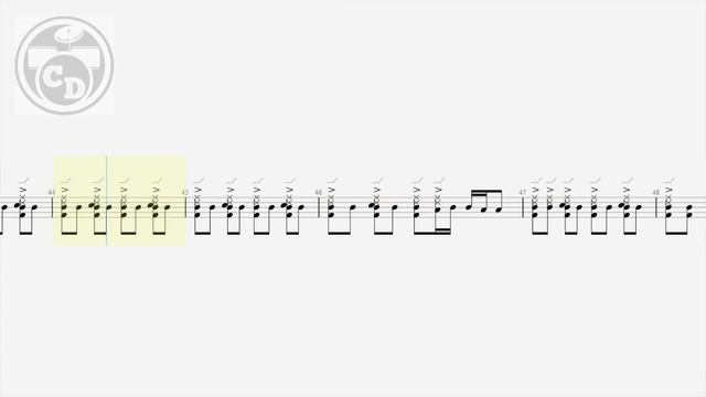 The Beatles - Come Together (Drum Tabs) By Chamis Drums