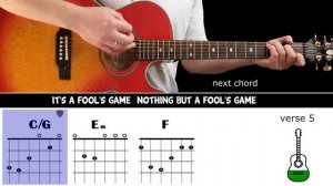 IT'S A HEARTACHE - Bonnie Tyler - Guitar play along on acoustic guitar (with chords & lyrics)