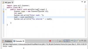 Java Lesson 13 - Scanner class and next() nextInt() methods