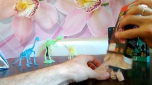 Игрушки скелеты динозавров. Сборные модели скелетов динозавров.