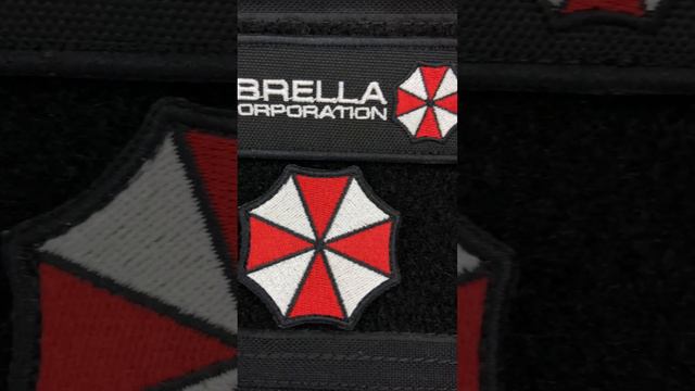 Шеврон, нашивка, патч "Umbrella corporation", на липучке