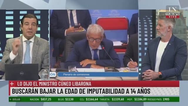 Buscarán bajar la edad de imputabilidad a 14 años; lo dijo el ministro Cúneo Libarona смотреть онлайн
