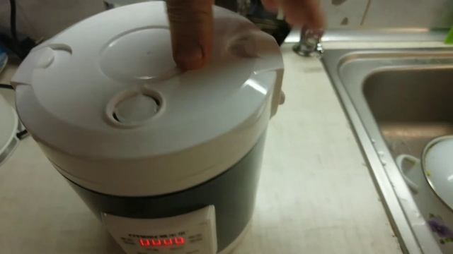 Автомобильная мультиварка 12-24-220 V. Приготовление плова с говядиной.