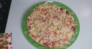 Быстрая пицца на сковороде