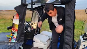 Новинка от компании Аэробриз. Аэролодка Бриз 430 с двигателем Honda P07!