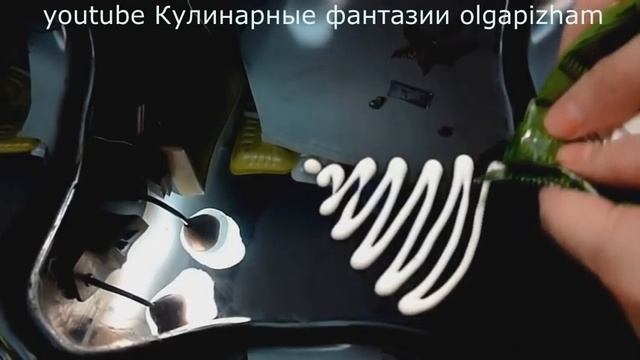 Украшения из майонеза и кетчупа - Учимся рисовать & Украшения тарелки - Как красиво оформить стол