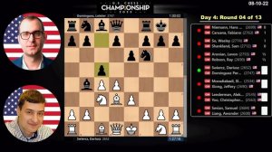 ROUND 4 | U.S. Chess Championship 2022 | DAY 4 | 08/10/22