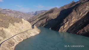 По горным дорогам. Водохранилище Гоцатлинской ГЭС