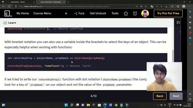 Accessing Object Properties in JavaScript (Hindi)  Display Object Value in JavaScript  Object.keys(