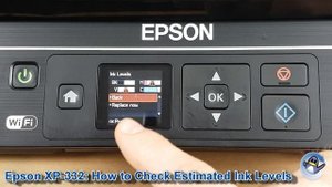Epson Expression Home XP-332: How to Check Estimated Ink Levels