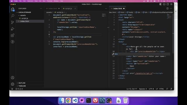 JAVASCRIPT: Local Storage