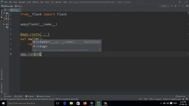 2 : Python Flask Tutorial For Beginners II @app.route in flask