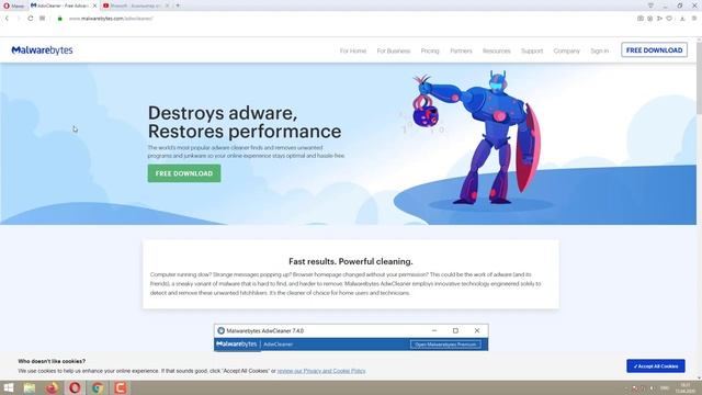 Как убрать HI.RU из стартовой страницы Google Chrome?
