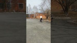 Сын, первый раз на ямаха драг стар 1100