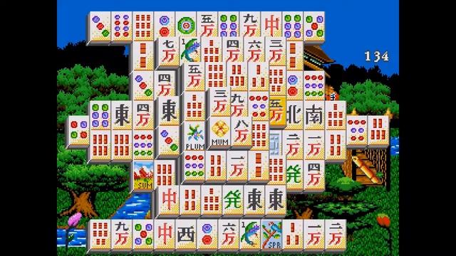 Shanghai 2: Dragon's Eye ... (Sega Genesis) Gameplay смотреть онлайн