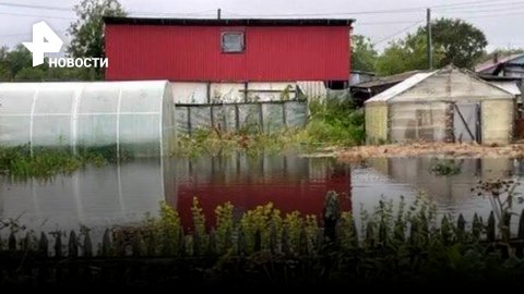 На Камчатке наводнение: затоплены десятки частных домов / РЕН Новости