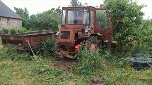 Запуск спустя 15 лет, грейферный погрузчик пг-0.2 на базе Т-16М ХЗТСШ