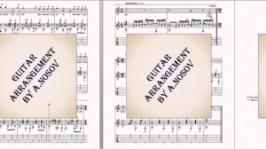 Любовь и разлука (муз.И.Шварца, сл.Б.Окуджавы) Ноты для вокала и гитары