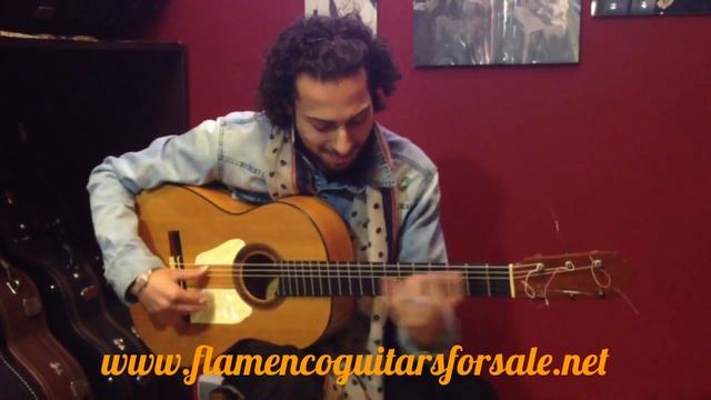 Joni Jiménez plays the Manuel Reyes 1962 flamenco guitar for sale смотреть онлайн