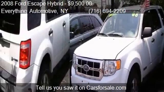 2008 Ford Escape Hybrid Base AWD 4dr SUV for sale in Tonawan смотреть онлайн