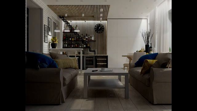 Дизайн гостиной с баром смотреть онлайн