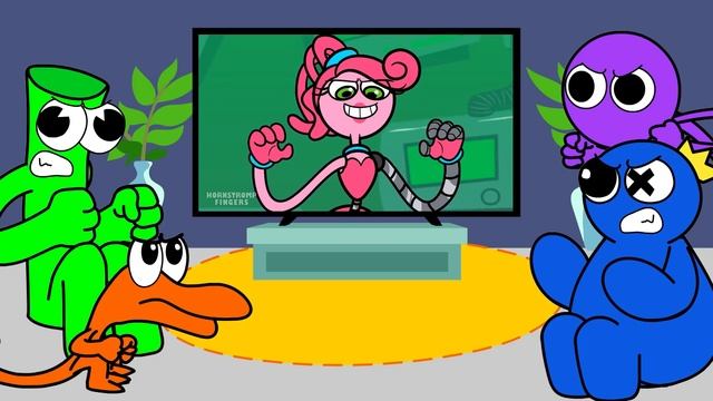 BLUE.Exe React to Rainbow Friends Animations - Roblox Animations смотреть онлайн