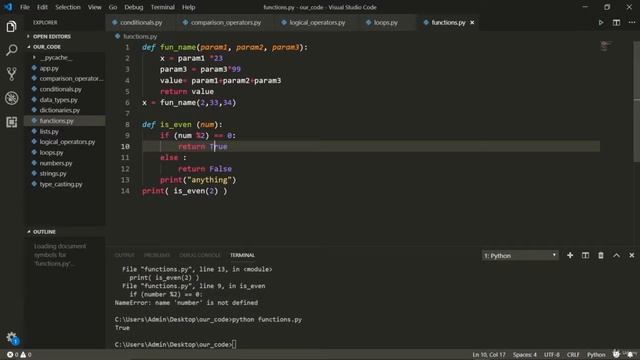 Python Functions - Full Stack Python Programming