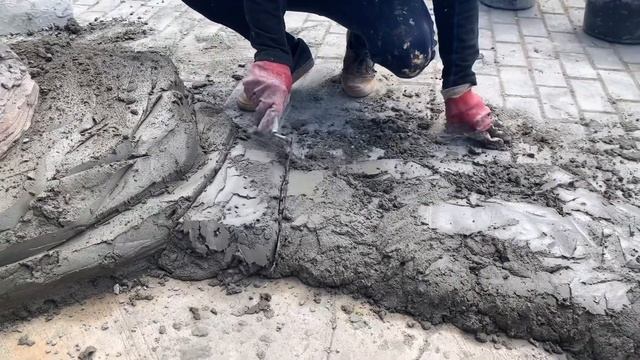 Бордюры дорожки из декоративного бетона смотреть онлайн