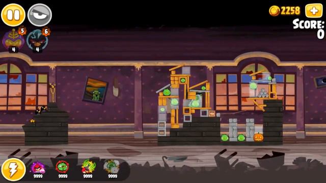 Angry Birds Seasons Haunted Hogs All levels (player00713) смотреть онлайн