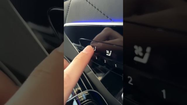Функции заднего ряда S-class W223? #sclass #заднийряд #мерседесбенс