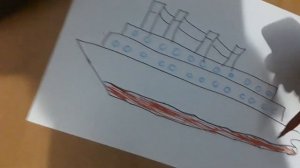 Как нарисовать титаник
