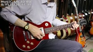 Обзор электрогитары Caraya E231RD Les Paul
