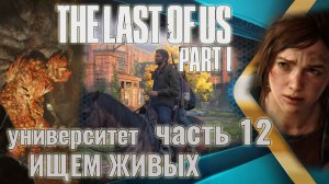 The Last of Us. Part 1 |  Прибыли в университет. Ищем кого-нибудь живого  | Прохождение. Ч.12