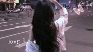длинные прямые чёрные волосы саблиминал | black long hair subliminal :3
