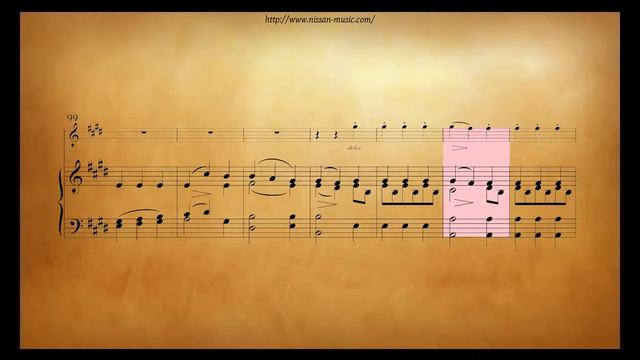 Mozart - Sonata E minor K.304 - Movement 2 - Score смотреть онлайн