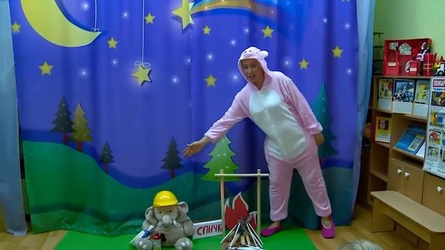 Кукольная сказка «Как слонёнок стал пожарным» смотреть онлайн