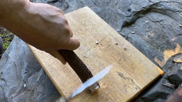 Мастер Сарыал Билюкин. Якутский нож.Сталь кованая Х12МФ смотреть онлайн