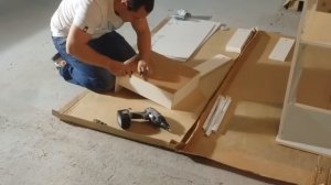 Сборка пеленального комода "Ульяна 800/5" фирмы "Антел"