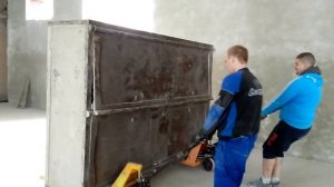 Как переместить сейф весом 2000 кг