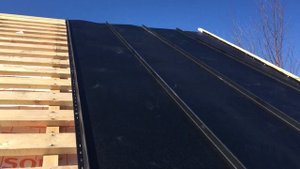 Монтаж мансардного окна WERSO в клик-фальц