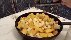 Тыква с яблоками и корицей.запеченная!!!