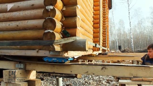 Перемещение домов. Подъем домов. Ремонт и замена фундамента