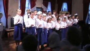 Выступление детского хора на вечере памяти Игоря Талькова, 2002 г