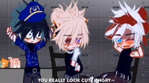 "GMFU" meme - INSPIRED MHA/BNHA Prisioner Bakugou & Todoroki x Police Deku AU