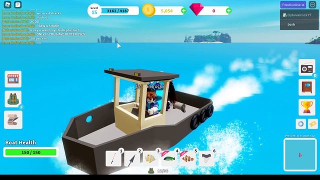 SHARK HUNTING WITH DJ! (Fishing simulator) смотреть онлайн