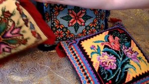 Вышивка крестом. Подушки. Прикладная вышивка.