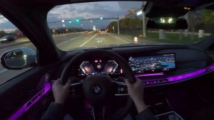 2023 BMW 760i xDrive - POV Evening Drive (Binaural Audio)