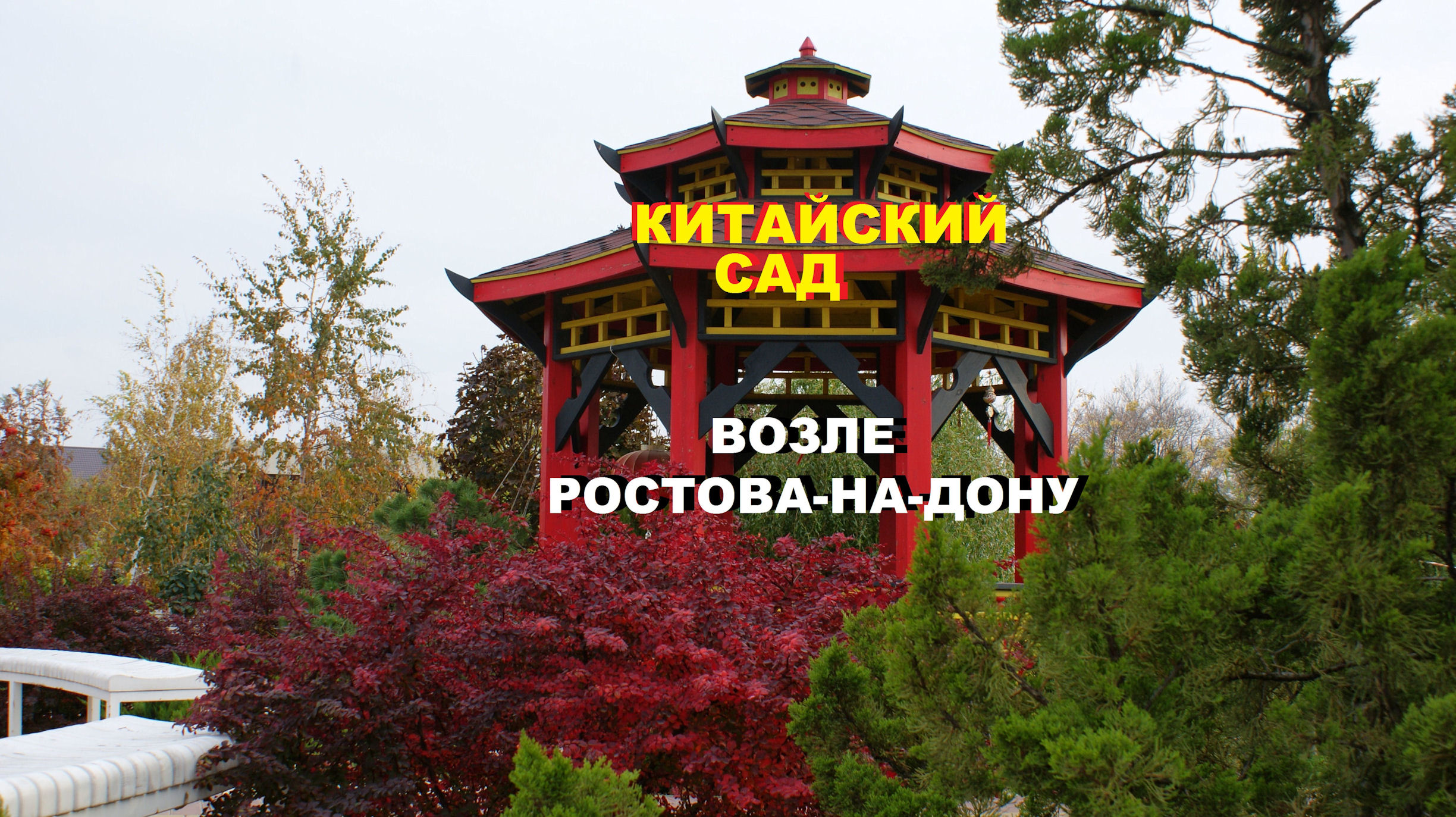 Прогулка по китайскому саду в 5 км от Ростова-на-Дону
