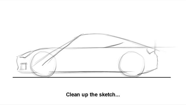 How to draw a Subaru BRZ - Sketch it quick! смотреть онлайн
