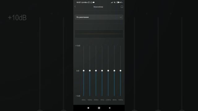Как удалить настройку эквалайзера  (на примере Xiaomi  Redmi note 7 )